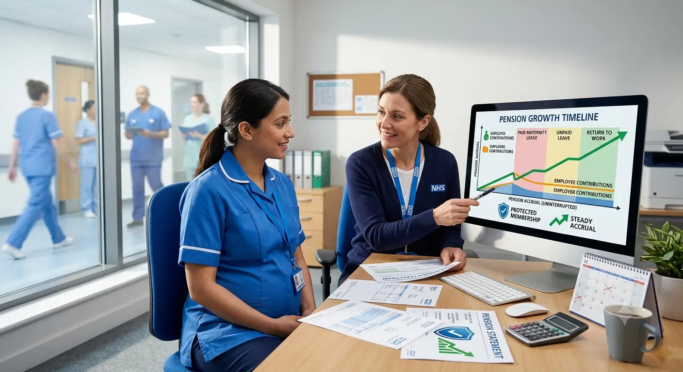 A payroll adviser explains how maternity leave remains pensionable under the NHS Pension Scheme.